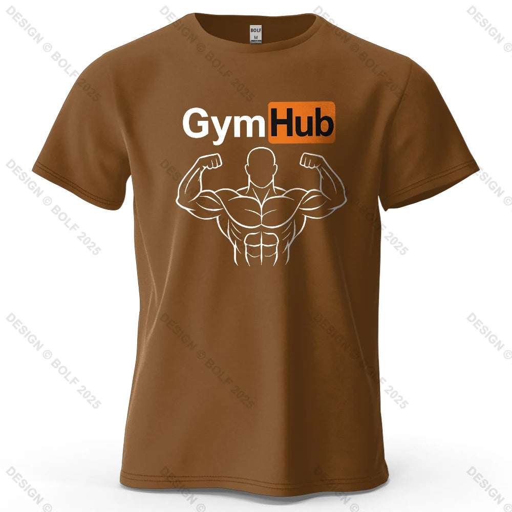 Camiseta Oversize GymHub para Hombre | 100% Algodón Premium, Estilo Minimalista, Streetwear y Fitness, Unisex