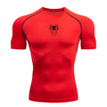 Camiseta de Compresión Deportiva para Hombre – Manga Corta de Secado Rápido para Running y Gym