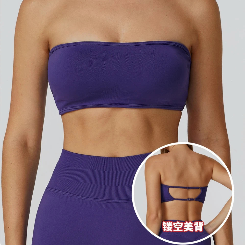 Sujetador Deportivo de Alta Intensidad para Mujer | Top Push Up Sin Costuras para Yoga, Gym y Fitness – Soporte Máximo