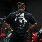 Atravex™ Silverback Oversize Tee – Camiseta Musculosa 100% Algodón para Gym & Culturismo