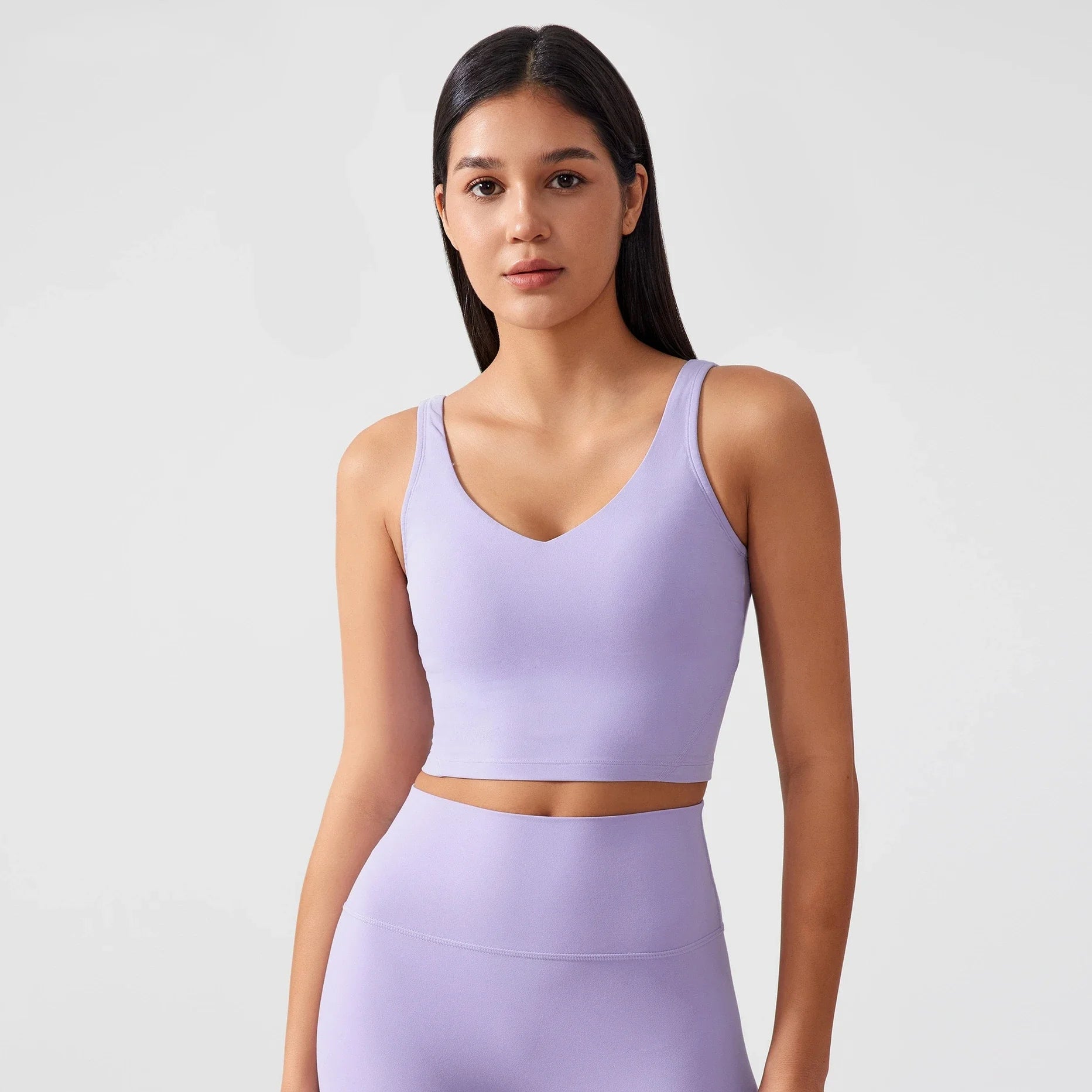 Sujetador Deportivo Mujer UXST Push Up Antigolpes – Top de Yoga de Alto Soporte con Espalda en U Transpirable