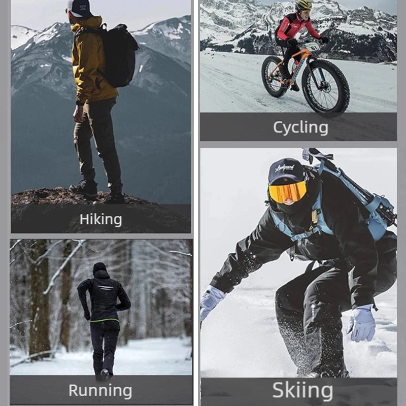 Camiseta de Compresión Térmica para Hombre GENDAWAY | Primera Capa de Invierno para Gym, Ciclismo y Running – Calor y Soporte Muscular