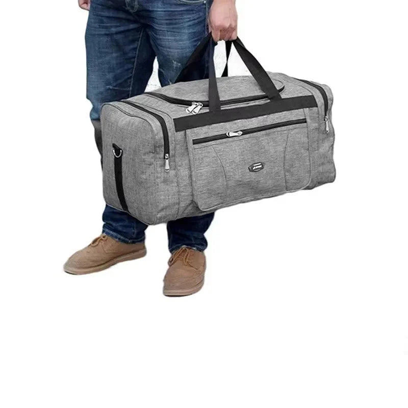 NNEOBA Weekend Duffle Fitness Bag Grey