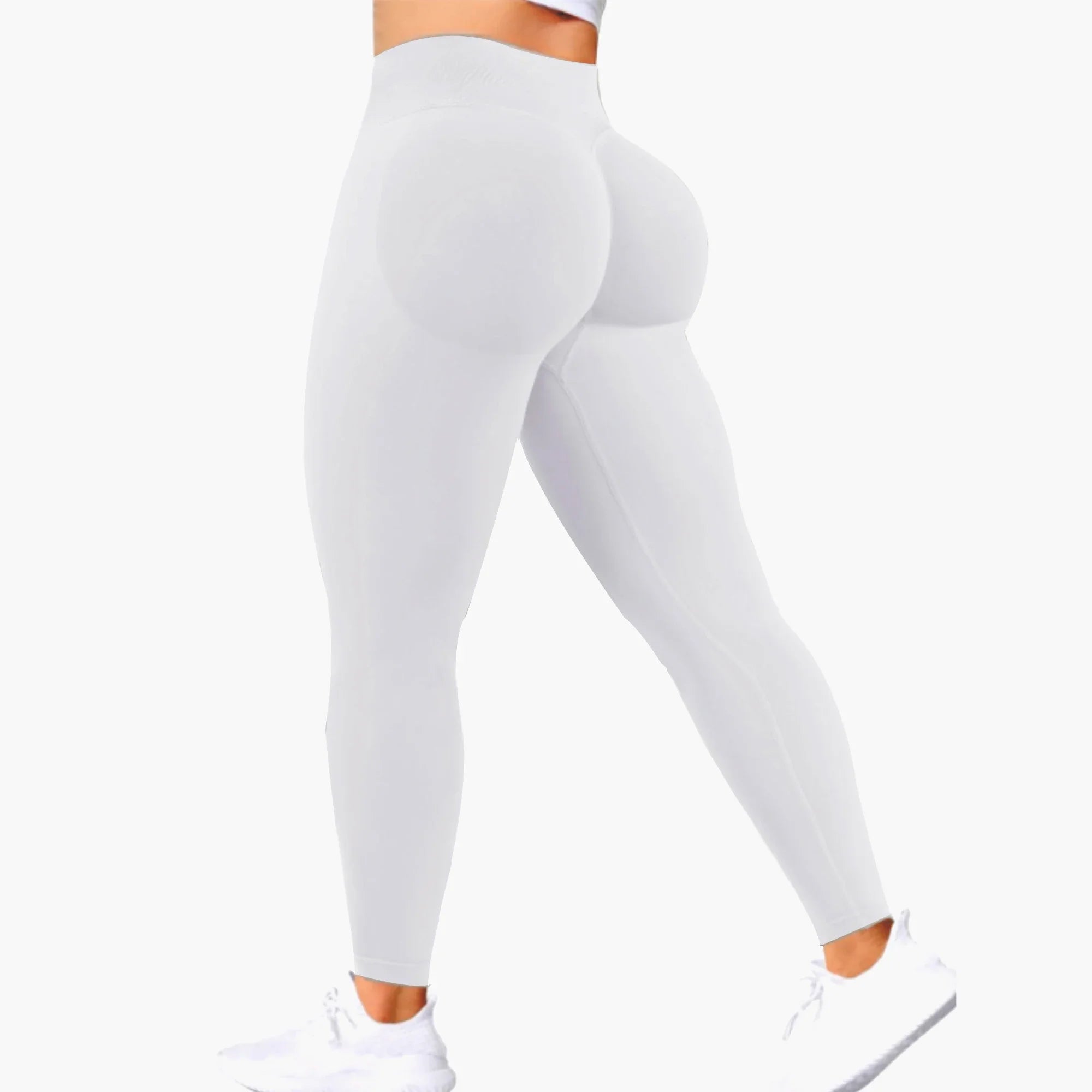 Leggings de Yoga Sin Costuras para Mujer – Cintura Alta Push-Up para Gym y Fitness