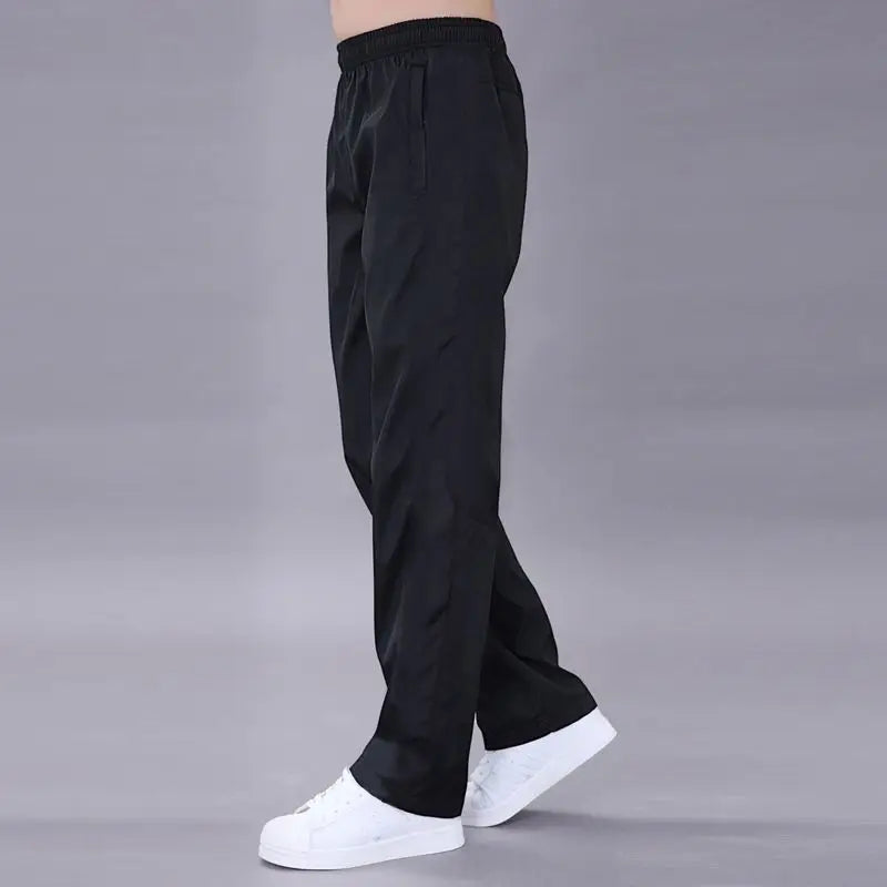 Pantalones de Chándal para Hombre – Deportivos, Transpirables y de Secado Rápido, Corte Recto y Cintura Elástica para Running y Primavera