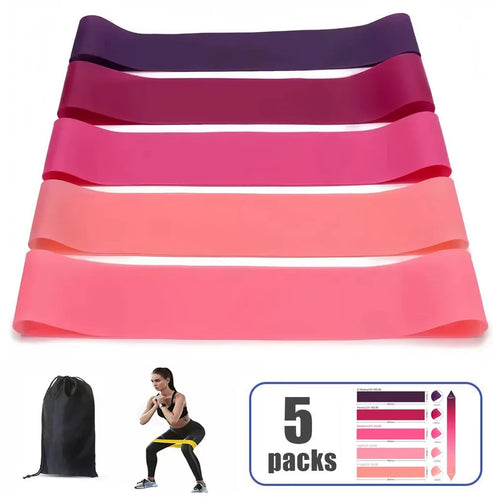 Bandas Elásticas de Resistencia ATRAVEX™ | Set de Bandas Fitness para Piernas, Glúteos, Brazos y Espalda – Entrenamiento Funcional en Casa o Gimnasio