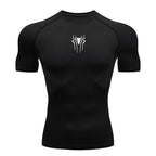 Camiseta de Compresión Deportiva para Hombre – Manga Corta de Secado Rápido para Running y Gym