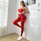 Conjunto Deportivo Atravex™ Mujer – Sujetador y Leggings de Cintura Alta para Rendimiento y Definición