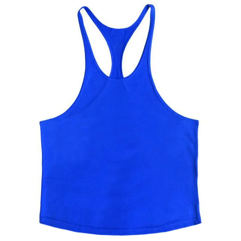 Chaleco sin Mangas de Algodón 100% para Hombre – Tank Top Fitness, Gimnasio y Culturismo